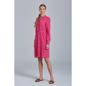 ŠATY GANT D1. DESERT JEWEL PRINT SHIRT DRESS růžová 36