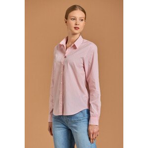 KOŠILE GANT REG BROADCLOTH STRIPED SHIRT růžová 40