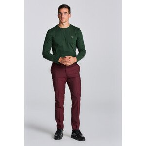 KALHOTY GANT D2. HALLDEN COLOR SUIT PANTS červená 46