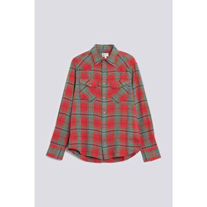 KOŠILE GANT W. REG PLAID WESTERN SHIRT červená XL