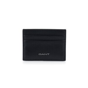 POUZDRO NA PLATEBNÍ KARTY GANT UNISEX. LEATHER CARD HOLDER černá None