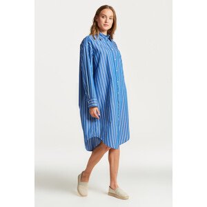 ŠATY GANT OS STRIPED SHIRT DRESS modrá 42