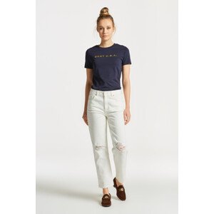 DŽÍNY GANT WHITE RELAXED JEANS bílá 32