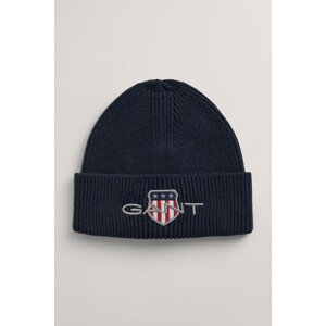 ČEPICE GANT ARCHIVE SHIELD BEANIE modrá L/XL