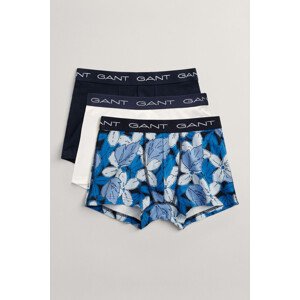 SPODNÍ PRÁDLO GANT FLORAL PRINT TRUNK 3-PACK modrá L