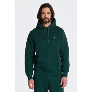 MIKINA GANT REG SHIELD HOODIE zelená L