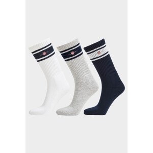 PONOŽKY 3-PACK GANT SHIELD SPORT SOCKS 3-PACK modrá 40/42