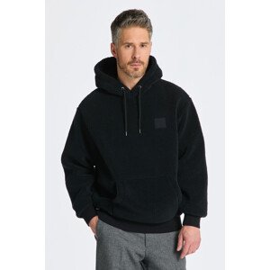 MIKINA GANT FLEECE HOODIE černá S