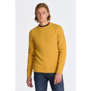 SVETR GANT SADDLE SHOULDER WOOL C-NECK žlutá 4XL