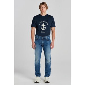 DŽÍNY GANT REGULAR GANT JEANS modrá 34/32