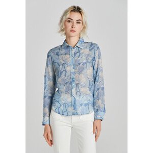 KOŠILE GANT REG MAGNOLIA PRINT COT SILK SHIRT modrá 42