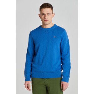 SVETR GANT COTTON FLAMME C-NECK modrá M