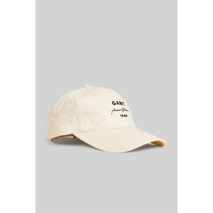 KŠILTOVKA GANT LOGO SCRIPT COTTON TWILL CAP bílá None