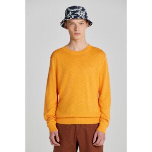 SVETR GANT COTTON LINEN C-NECK žlutá S