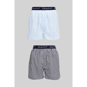 PYŽAMOVÉ ŠORTKY GANT GINGHAM AND STRIPE BOXER SH 2-PACK modrá M