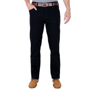 Pánské jeans WRANGLER W12109004 TEXAS STRETCH BLACK OVERDYE Velikost: 31/36
