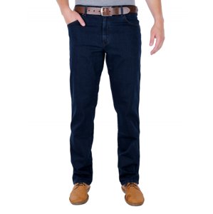 Pánské jeans WRANGLER W12175001 TEXAS STRETCH BLUE BLACK Velikost: 31/36
