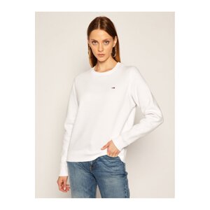 Mikina Tommy Jeans WOMAN DW0DW09227 white Velikost: S