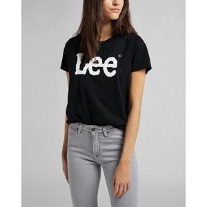 Dámské tričko LEE L42UER01 LOGO TEE BLACK Velikost: L