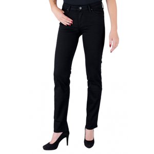Dámské jeans LEE L301FS47 MARION STRAIGHT BLACK Velikost: 31/31