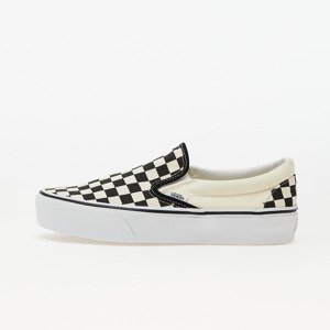 Vans Classic Slip-On Platform Black And White Checkerboard/ White