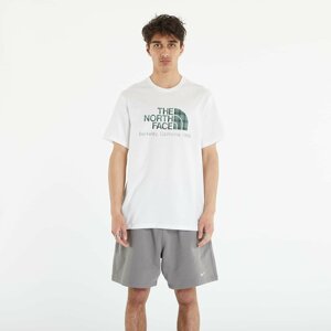 The North Face Berkeley California Short Sleeve Tee TNF White/ Deep Grass Green Hero