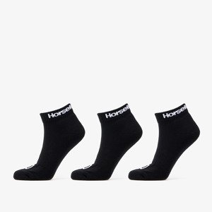 Ponožky Horsefeathers Rapid Premium 3 Pack Socks Black 44.5-47.5