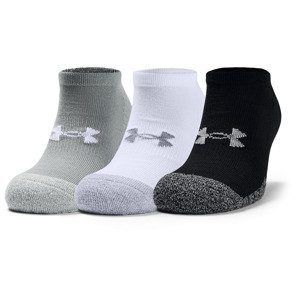 Ponožky Under Armour Heatgear No Show 3-Pack Socks Gray M