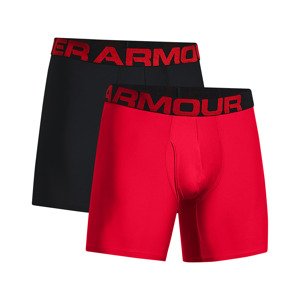 Boxerky Under Armour Tech 6In 2 Pack Red XS