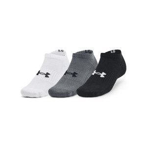 Ponožky Under Armour Core No Show 3-Pack Socks Black/ White/ Grey M