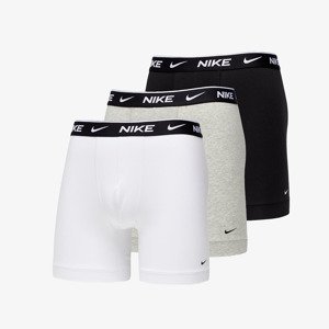 Boxerky Nike Boxer Brief 3 Pack White/ Grey Heather/ Black S