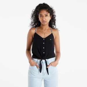 Top Tommy Jeans Essential Strappy Top Black L