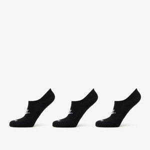 Ponožky Nike Everyday Plus Cushioned Footie 3-Pack Socks Black/ White S