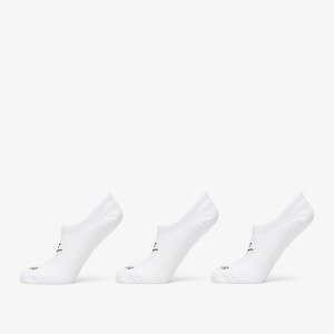 Ponožky Nike Everyday Plus Cushioned Footie Dri-FIT 3-Pack Socks White/ Black L