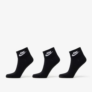 Ponožky Nike Sportwear Everyday Essential Ankle Socks 3-Pack Black/ White S