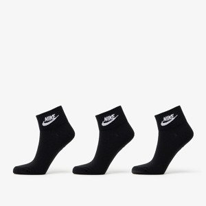 Ponožky Nike Sportwear Everyday Essential Ankle Socks 3-Pack Black/ White XL