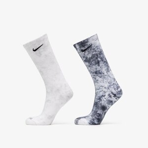 Ponožky Nike Everyday Plus Cushioned Tie-Dye Crew Socks 2-Pack Multi-Color S