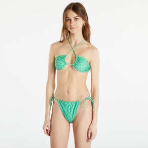 Plavky Daily Paper Pinto Bikini Top Absinth Green Monogram M