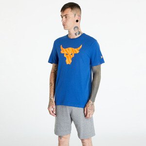 Tričko Under Armour Project Rock Brahma Bull T-Shirt Blue Mirage/ Orange Blast S