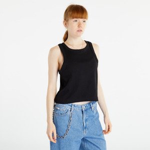 Tílko Calvin Klein Jeans Ribbed Tank Top Black M