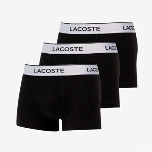 Boxerky LACOSTE Underwear Trunk 3-Pack Black S