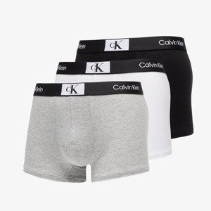 Boxerky Calvin Klein ´96 Cotton Stretch Trunks 3-Pack Black/ White/ Grey Heather M