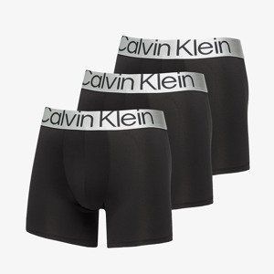 Boxerky Calvin Klein Reconsidered Steel Microfiber Boxer Brief 3 Pack Black M