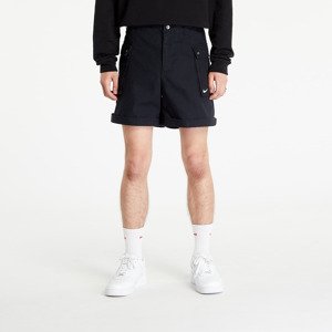 Šortky Nike Life Men's Woven Cargo Shorts Black/ White 28