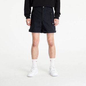 Šortky Nike Life Men's Woven Cargo Shorts Black/ White 32