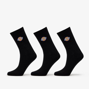 Ponožky Dickies Valley Grove Socks 3-Pack Black 11-13