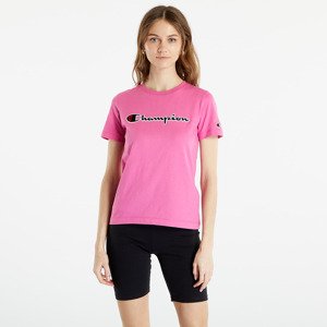 Tričko Champion Crewneck T-Shirt Dark Pink XS