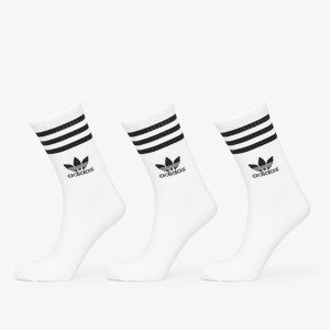 Ponožky adidas Mid Cut Crew Sock 3-Pack White L