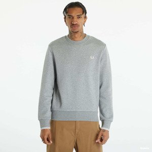 Mikina FRED PERRY Crew Neck Sweatshirt Steel Marl XXL