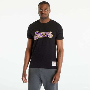 Tričko Mitchell & Ness NBA Team Logo Tee Lakers Black S